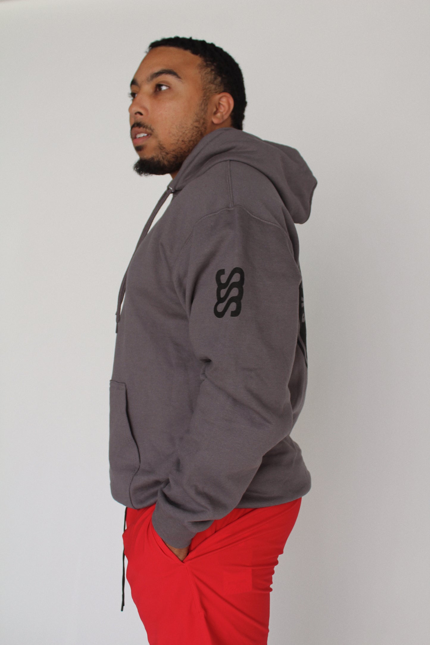 GREY SSS HOODIE - unisex