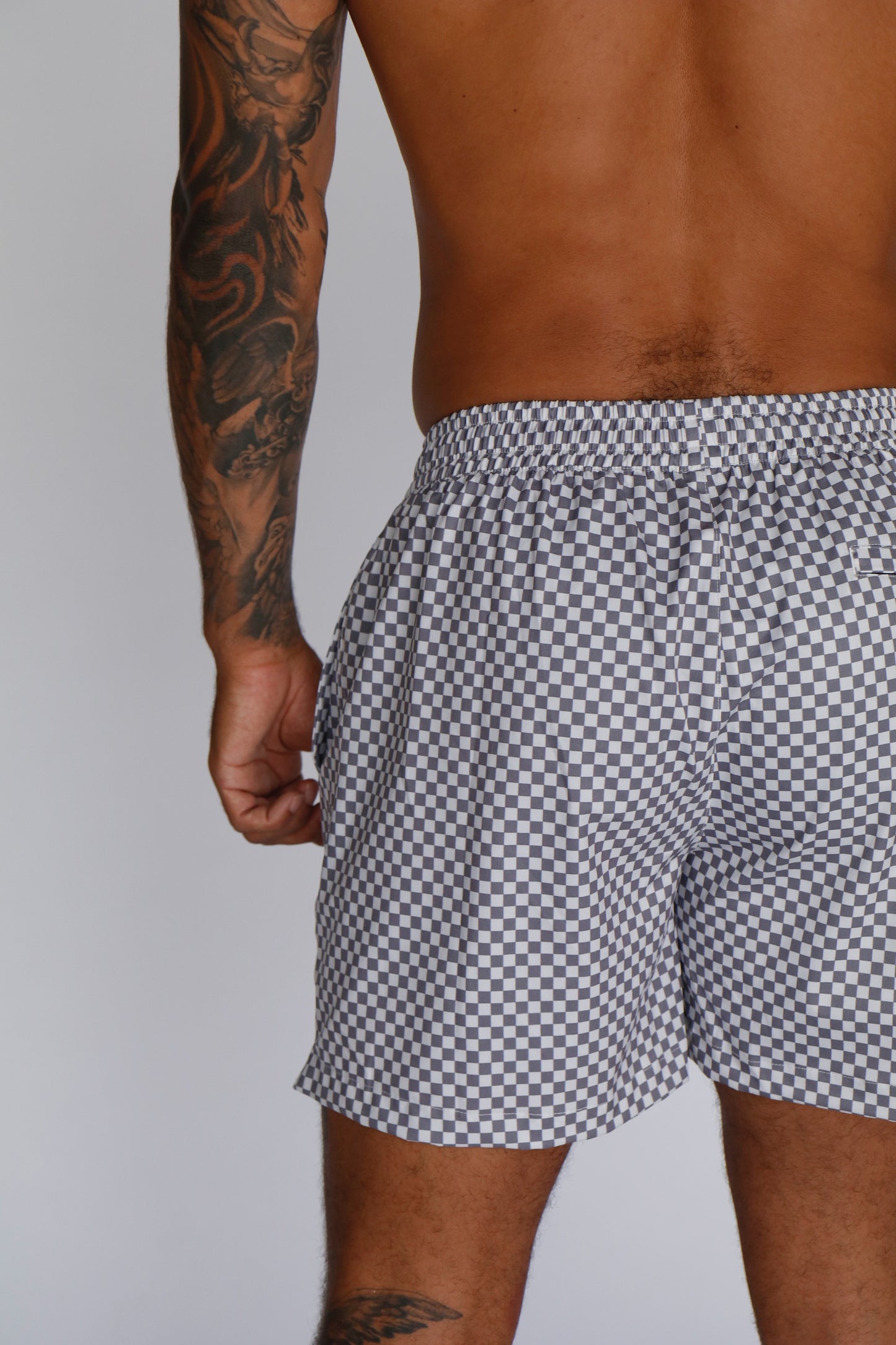 CHOCOLATE CHECKER SHORTS