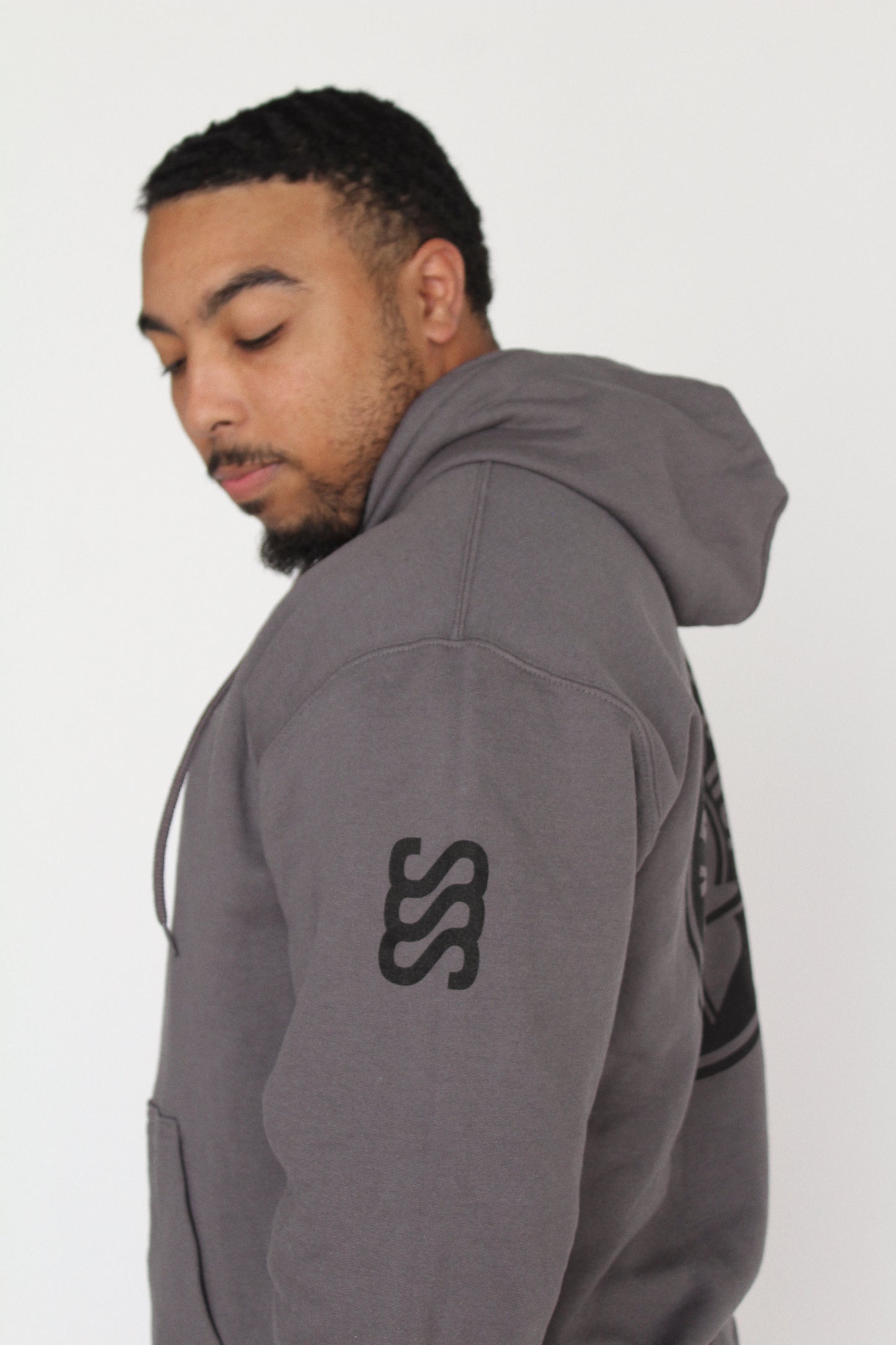 GREY SSS HOODIE - unisex