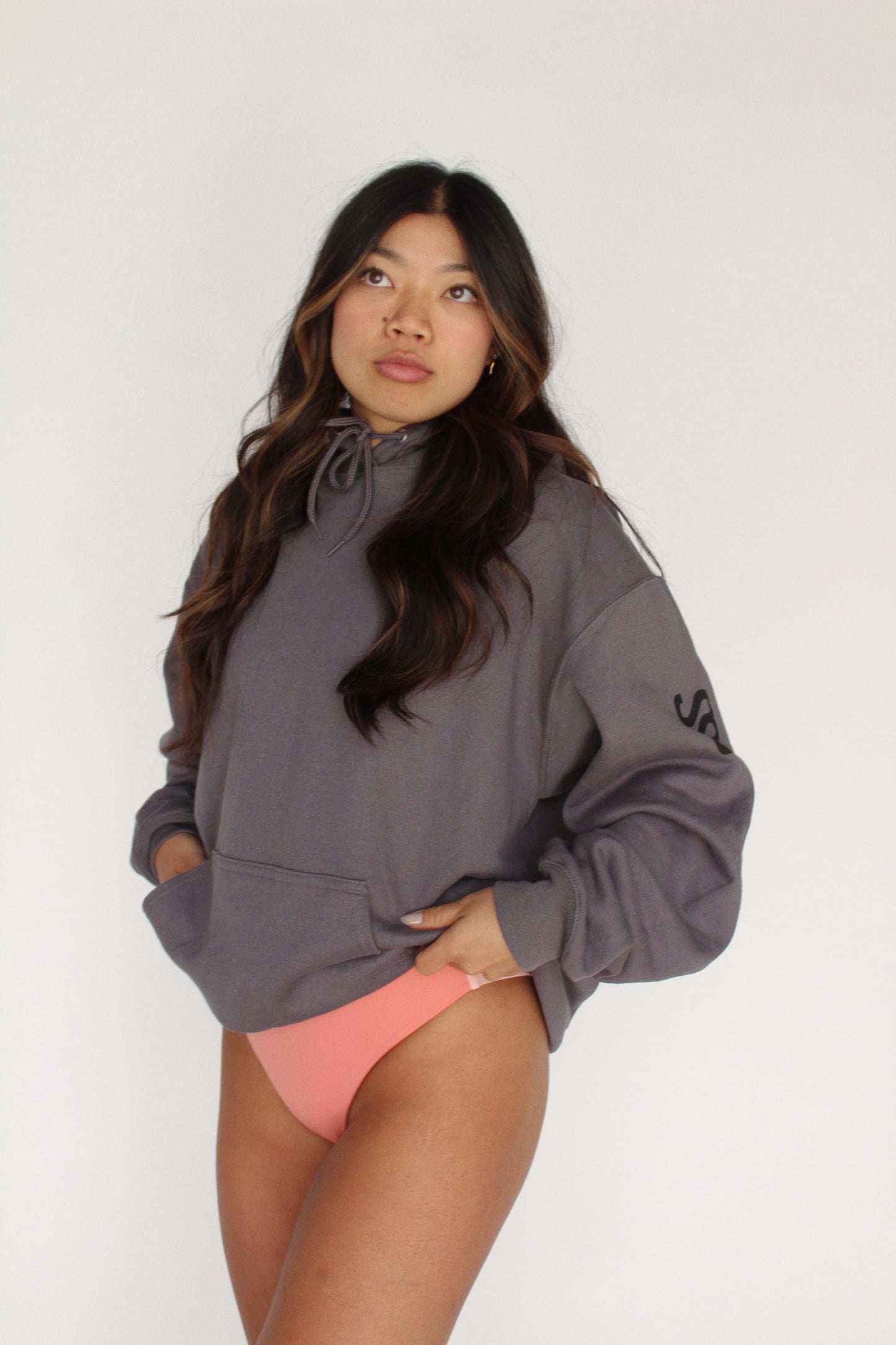 GREY SSS HOODIE - unisex